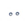 Kuličkové ložisko Traxxas o vnitřním průměru 4 mm, vnějším průměru 7 mm a šířce 2,5 mm s oboustranným gumovým těsněním modré barvy. V balení jsou 2 kusy ložisek.
