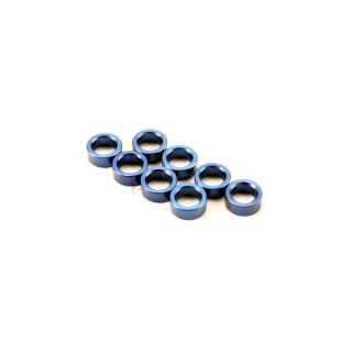Traxxas - dištančný krúžok hliník modrý (8)