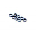 Traxxas - dištančný krúžok hliník modrý (8)