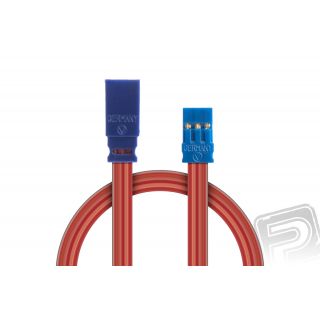 Prodlužovací kabel 100mm, JR 0,25qmm plochý silikonkabel, 1 ks.