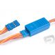 Y-kabel kompakt 100mm JR 0,5qmm kroucený silikonkabel, 1 ks.