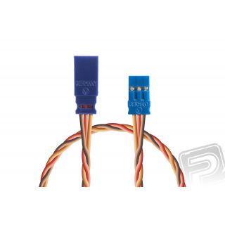 Prodlužovací kabel 350mm, JR 0,35qmm kroucený silikonkabel, 1 ks.