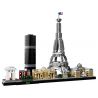 Spoj dohromady nejslavnější pařížská místa díky tomuto nádhernému panoramatickému modelu Paříže. Sada 21044 LEGO Architecture z kolekce panoramatických stavebnic.