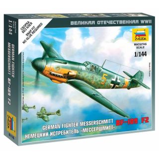 Wargames (WWII) letadlo 6116 - Messerschmitt Bf 109F-2 (1:144)