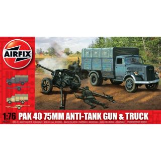 Classic Kit military A02315 - PAK 40 75mm Anti-Tank Gun & Truck (1:76)