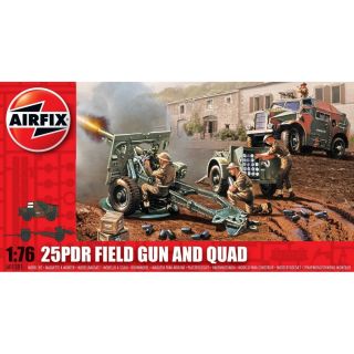 Classic Kit military A01305 - 25pdr Field Gun and Quad (1:76)