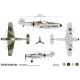 Starter Set letadlo A55106 - Messerschmitt Bf109E3 (1:72)