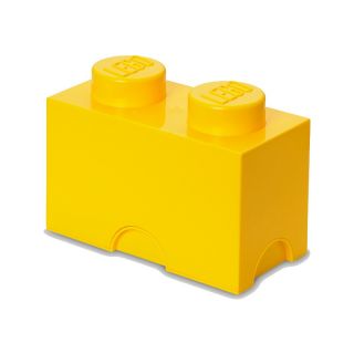 LEGO úložný box 125x250x180mm - žlutý