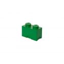 LEGO úložný box 125x250x180mm - tmavo zelený
