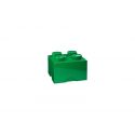 LEGO úložný box 250x250x180mm - tmavo zelený