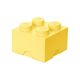 LEGO úložný box 250x250x180mm - světle žlutý