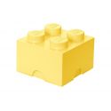 LEGO úložný box 250x250x180mm - svetlo žltý