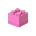 LEGO Mini Box 46x46x43mm - ružový