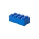 LEGO box na svačinu 100x200x75mm - modrý
