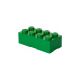 LEGO box na svačinu 100x200x75mm - tmavě zelený