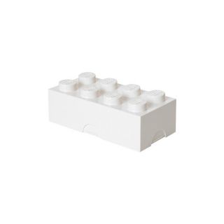 LEGO box na desiatu 100x200x75mm - biely