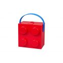 LEGO box s rukoväťou 166x165x117mm - červený