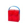 LEGO box s rukojetí 166x165x117mm - červený