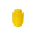 LEGO úložný box guľatý 123x183mm - žltý