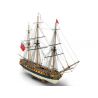 Stavebnice neplovoucího modelu lodi MAMOLI H.M.S. Surprise v měřítku 1:75 z roku 1796. Tato impozantní loď byla původně francouzská korveta. "L'Unité" s 24 děly, pak byla v Anglii změněna na fregatu s 32 děly. V balení jsou dřevěné díly, lišty a množství kování, lanoví, plány atd.
