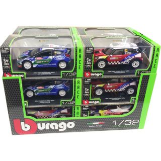Bburago sada modelů aut Race Rally 1:32 12ks