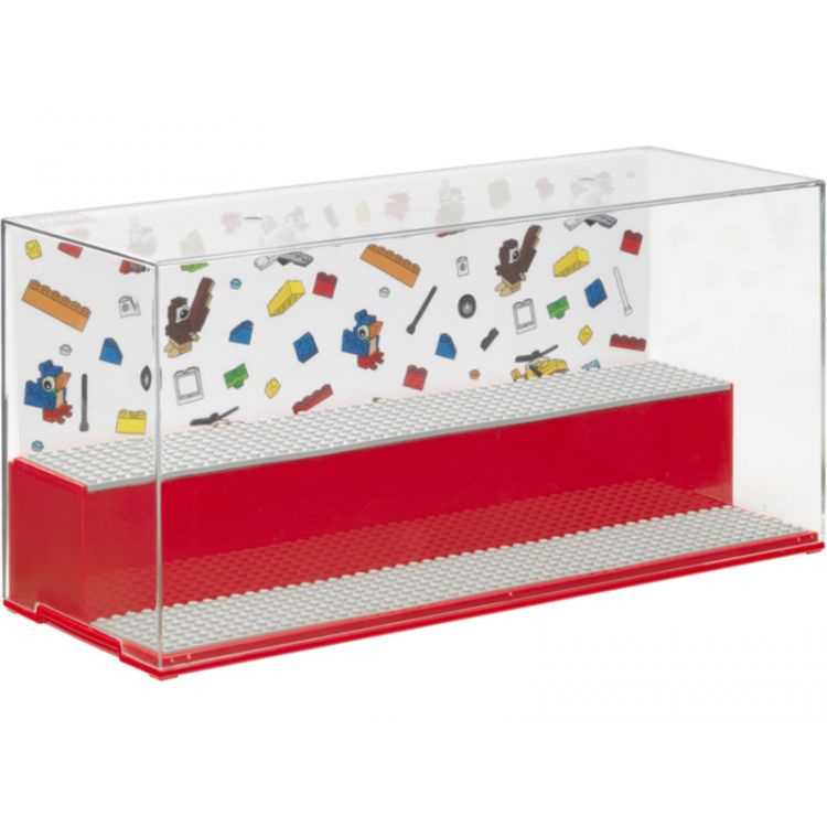LEGO ICONIC gaming and collector cabinet - red