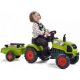 FALK - Šlapací traktor Claas Arion 410 s vlečkou