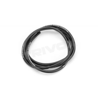 3.3mm / 12AWG Powerwire / kábel čierny (1.0m)