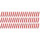 Graupner 3D Prop 6x3 pevná vrtule (60ks.) - Červené