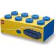 LEGO stolní box 8 se zásuvkou modrý