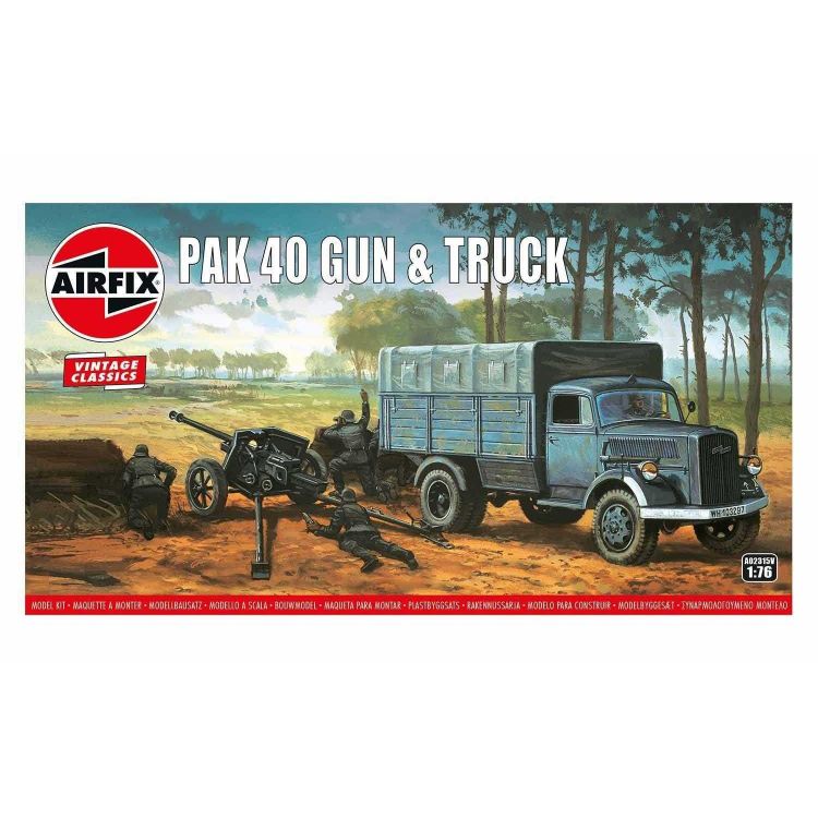 Classic Kit VINTAGE military A02315V - PAK 40 Gun & Truck (1:76)