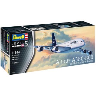 Plastic ModelKit letadlo 03872 - Airbus A380-800 Lufthansa New Livery (1:144)