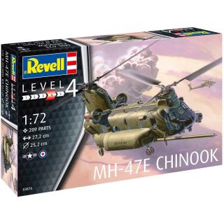Plastic ModelKit vrtulník 03876 - MH-47 Chinook (1:72)