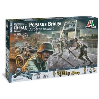 Model Kit diorama 6194 - Pegasus Bridge Airborne Assault (1:72)