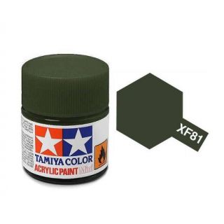 81781 XF-81 Flat RAF Dark Green 2 Tamiya Color Acrylic Paint 10ml