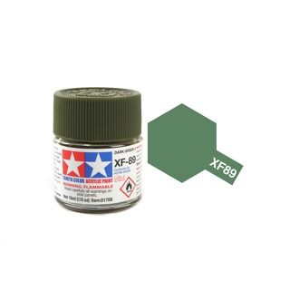 81789  XF-89 Dark green 2  Tamiya Color Acrylic Paint 10ml