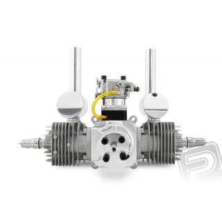 Motor DLA 64ccm (dvouválec) včetně tlumiče a příslušenství