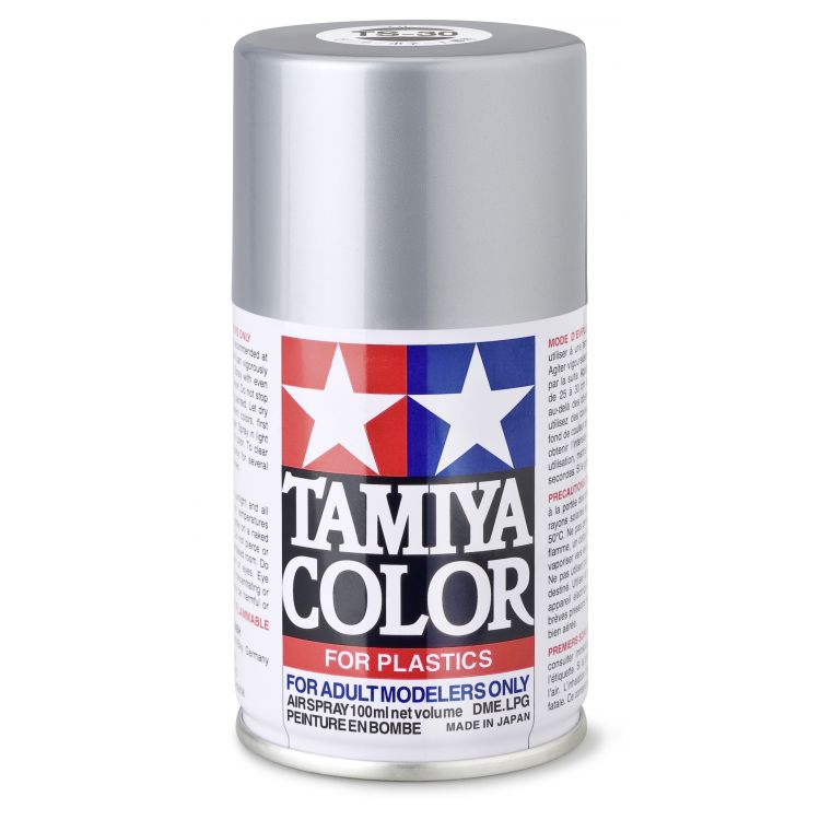 85030 TS 30 Metallic Silver Tamiya Color 100ml (Acrylic Spray Paint)
