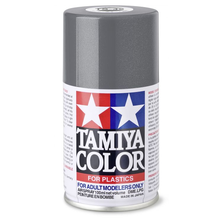 85042 TS 42 Light Gun Metal Semi Gloss Tamiya Color 100ml (Acrylic Spray Paint)