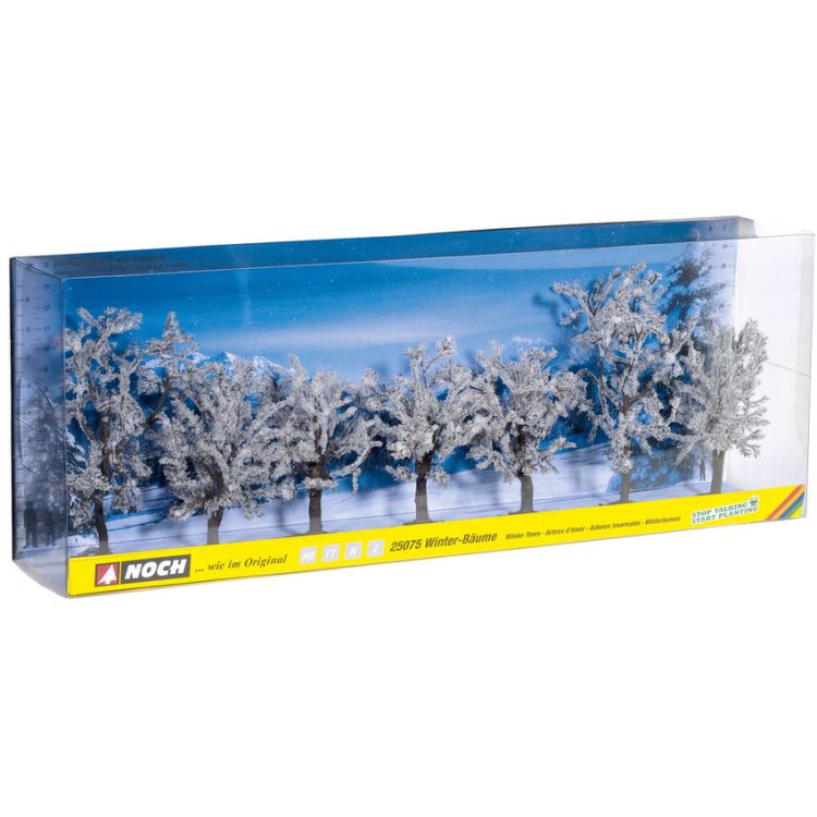Zimné stromčeky 7 ks, 8 - 10 cm  NO25075