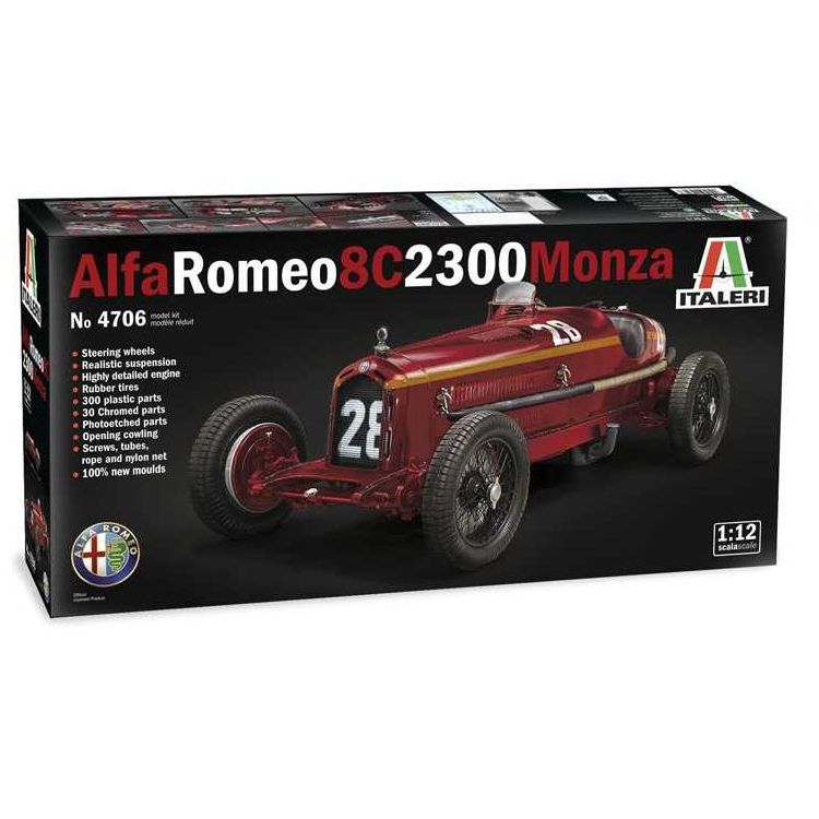 Model Kit auto 4706 - ALFA ROMEO 8C 2300 Monza (1:12)