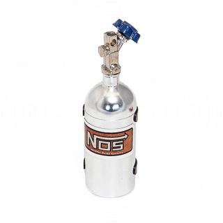 Stříbrná tlaková nádrž NOS s Nitro oxyd plynem, 23 gr.