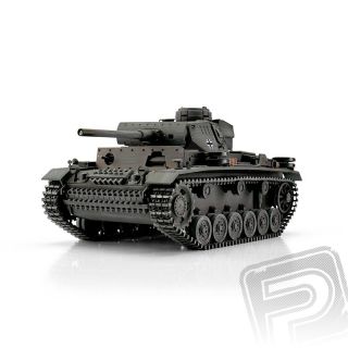TORRO tank PRO 1/16 RC PzKpfw III Ausf. L šedý - infra