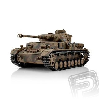 TORRO tank PRO 1/16 RC PzKpfw IV Ausf. G kamufláž - infra