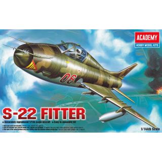 Model Kit letadlo 12612 - S-22 FITTER (1:144)