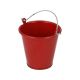 Robitronic kovový kbelík červený