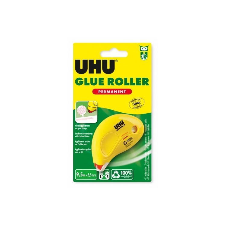 UHU Dry & Clean roller permanent 6,5mm x 8,5m