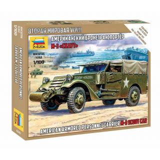 Snap Kit military 6245 - M-3 Scout Car (1:100)