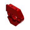 Náhradní díl pro RC model auta Arrma 1:7 a 1:8 BLX: držák motoru posuvný, červený.