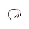 Náhradní díl pro E-flite zatahovací podvozek elektro E-flite: kabel-Y třída 10-15 trojitý.